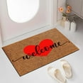 thumbnail image 4 of Valentine's Day Heart Doormat 40x60cm, Non-Slip Floor Mat for Front Door, Kitchen, Bedroom | Romantic Home Decor Rug for Wedding, Anniversary, Festival Celebration Gift, 4 of 7