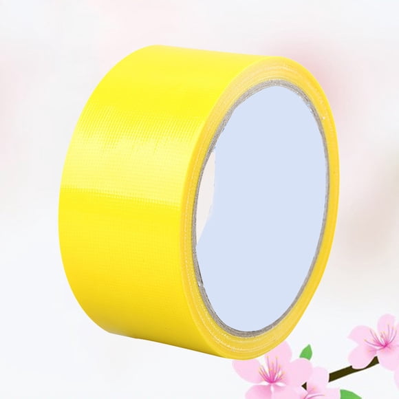 SKISUNO Single-Sided Tape Yellow Strong Adhesive Cloth Duct Tape for Sealing Waterproof Electrical Equipment