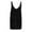 Black, variant on Women's Denim Overall Dresses Adjustable for Summer Occasions