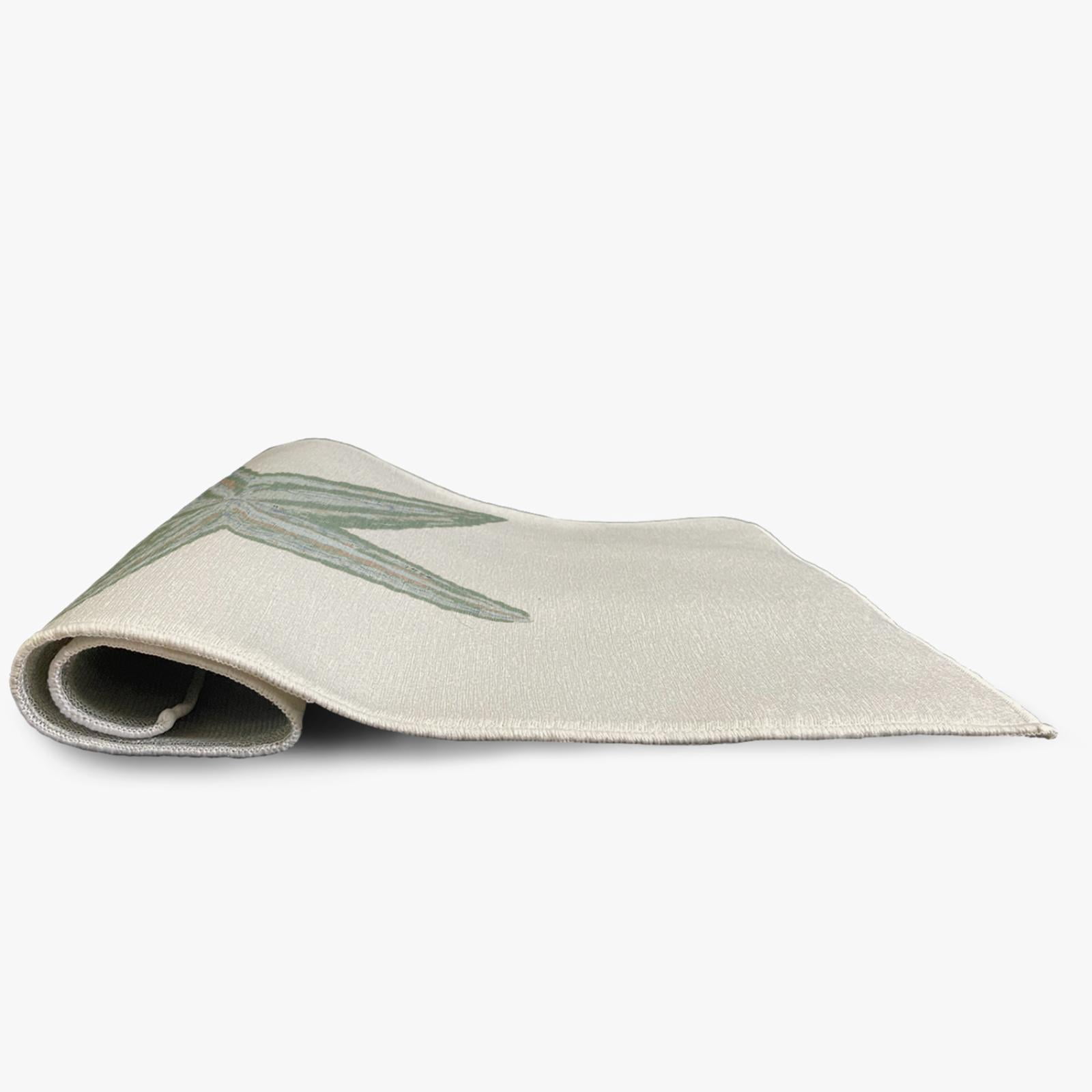 E by Design Starfish Nautical Indoor/Outdoor Rug - Sage - 2 x 3 ft.