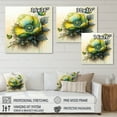 thumbnail image 4 of Designart Green Blooming Flower II Canvas Wall Art, 4 of 5