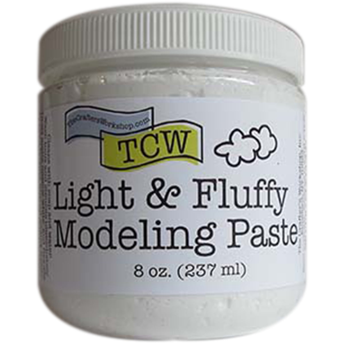 The Crafter's Workshop Light & Fluffy Modeling Paste: 8 ounces 