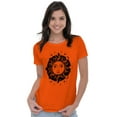 thumbnail image 3 of Celestial Sun Symbolic Spirit Animal Womens Fitted Plus Size Graphic Tee Brisco Brands 2X, 3 of 5