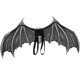 thumbnail image 4 of Accesorio de ala NikouMX para Halloween plegable 45 x 87 cm blanco, negro, 4 of 8