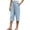 Light Blue, variant on Luvrsol Capris for Women with Pockets Wide Leg Soft Breathable Casual Daily Cropped Trousers S-3XL