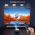 thumbnail image 4 of Proyector Goiaey 1500 ANSI portátil inteligente con WiFi y Bluetooth, 4 of 8