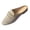 Complexion #40, variant on Flat Mules for Women Pointed Toe Dressy Casual Loafers with Pearl Cushioned Insole & Easy-Slip Backless Design, 38