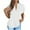 White, variant on Uaswgudfs Women's Cotton & Linen Short Sleeve V-Neck Casual Tunic Blouse – Loose Shirt Top