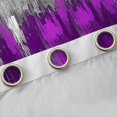 thumbnail image 4 of Homewish Purple Stripes Lines Curtains Pack of 2 (42x84 Each),Modern Graffiti Curtains Blackout,Abstract Striped Bedroom Curtains For Teens,Microfiber Bedroom Decor, 4 of 6