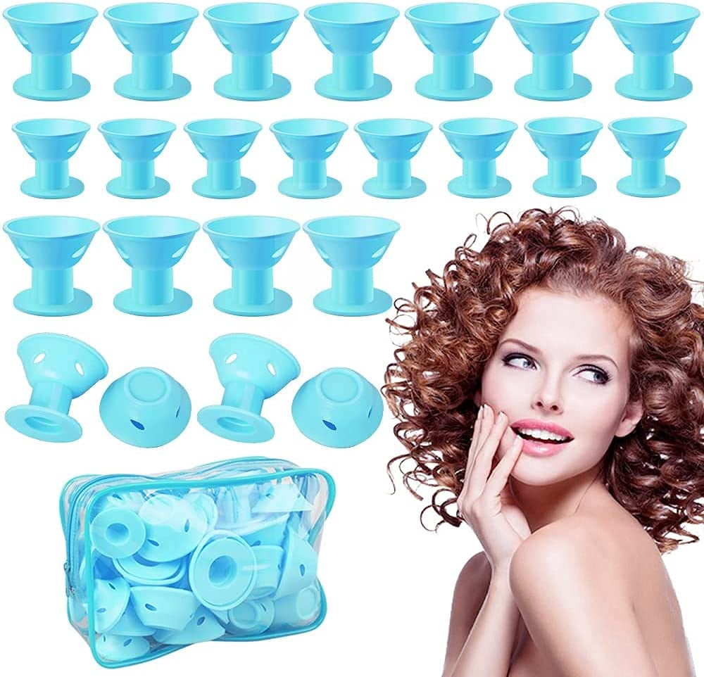 Silicone Hair Curlers 40Pcs Magic Hair Curlers Curls Without Heat