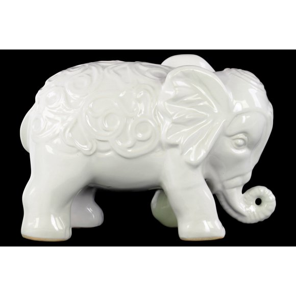 Ceramic Elephant Figurine