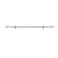 thumbnail image 2 of PowerSellerUSA Curtain Rod Birdcage Finials, Farmhouse Curtain Rod, Brackets and Hardware Included, Adjustable Sturdy Window Curtain Rod - 48" to 86", Silver, 2 of 2