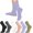 01-6 Pack Black/Dark Gray/White/Pink/Purple/Green, variant on 6 Pairs Pilates Socks with Grips for Women-Non-Slip Yoga Socks for Ballet Dance Barefoot Workout Pregnant Crew Socks