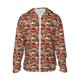 thumbnail image 1 of Fotbe Red Houses Chaqueta con Protección Solar UPF 50+ para Hombre y Mujer, Camisa con Capucha y Bolsillos-Small, 1 of 7