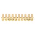 thumbnail image 2 of 100 piezas G1/8 silenciador neumático válvula solenoide silenciador de latón componentes industriales de cabeza larga, 2 of 5
