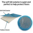 thumbnail image 3 of 4 Pcs Precut Tennis Balls For Furniture Legs And Floor Protection, Heavy Duty Long Lasting Felt Pad Glide Coverings, 3 of 4