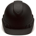 thumbnail image 4 of Pyramex Ridgeline Cap Style Hard Hat 4 Point Ratchet Vented Matte Black Graphite Pattern, 4 of 4