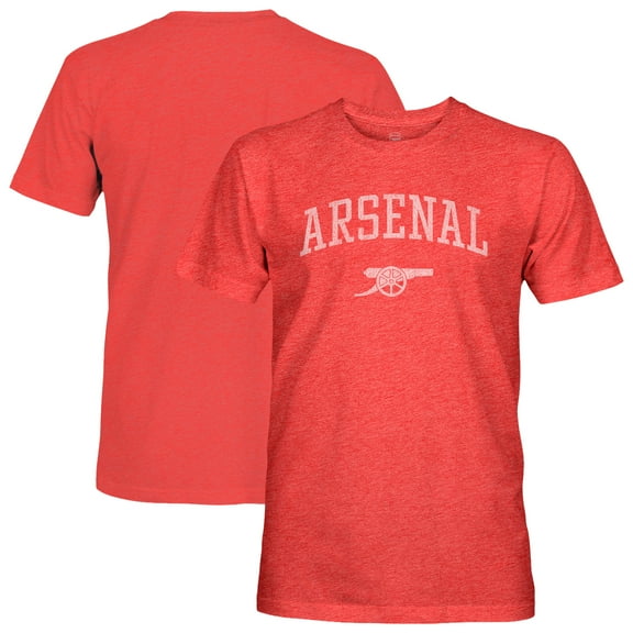 Men's 1863FC  Red Arsenal Athletic Wordmark Vintage Tri-Blend T-Shirt