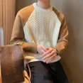 thumbnail image 5 of Suéteres de punto de otoño e invierno para hombre, jersey de manga larga para hombre, ajuste holgado e informal, tejido de alta calidad Y2k, prendas de punto originales, 5 of 5