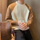 thumbnail image 5 of Suéteres de punto de otoño e invierno para hombre, jersey de manga larga para hombre, ajuste holgado e informal, tejido de alta calidad Y2k, prendas de punto originales, 5 of 5