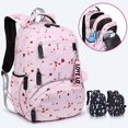 thumbnail image 2 of Mochila escolar grande, bonita mochila escolar para estudiantes, mochilas de libros de escuela primaria impermeables impresas para niñas adolescentes y niños, 2 of 4