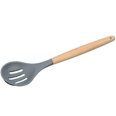 

Ringshlar Non-Stick Kitchen Cooking Utensils Silicone Kitchenware with Wooden Handle Coated Pan Pot Safe Kitchen Gadgets