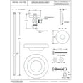 thumbnail image 4 of Westbrass Toilet Wax Ring Kit with Supply Line and 1/2" IPS Cross Handle Angle Stop, Oil Rubbed Bronze, 4 of 9