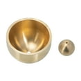 thumbnail image 5 of WRISTBIQUE Door Bell Replacement Copper Bell Accessory 1 Set Golden 3.20X3.20X2.20CM Moving present, 5 of 8