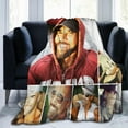 thumbnail image 2 of Blanket Shemar Actor Moore Throw Flannel Blankets Warm Soft Cozy Fuzzy Blanket for Bed Sofa Couch Camping Travel Gift Blankets for All Seasons 40"x30", 2 of 6