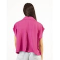 thumbnail image 4 of Crop top camisero de lino AMAD Casual para mujer Talla XL, 4 of 5