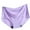 Purple, variant on Jxximdong Sexy Lingerie for Women Ice Silk Seamless Briefs Breathable Mid Waist Triangle Panties Women's Underwear Black