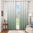 thumbnail image 5 of Nanqianyi Dark Green Damask Blackout Curtains,Grommet Top,Thermal Insulated,Set of 2 Panels,42x63 Inch, 5 of 6
