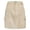 Khaki, variant on Ediodpoh Jean Skirt Women Skirt Soft Hugging Denim Skirt Elastic Waist Cargo Pocket Denim Short Skirt for Casual Womens Skirts Khaki S
