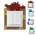 thumbnail image 3 of Homeholiday Watertproof Light Switch Socket Protective Cover Cartoon Wall Sticker Switch Panel Decoration, 3 of 8