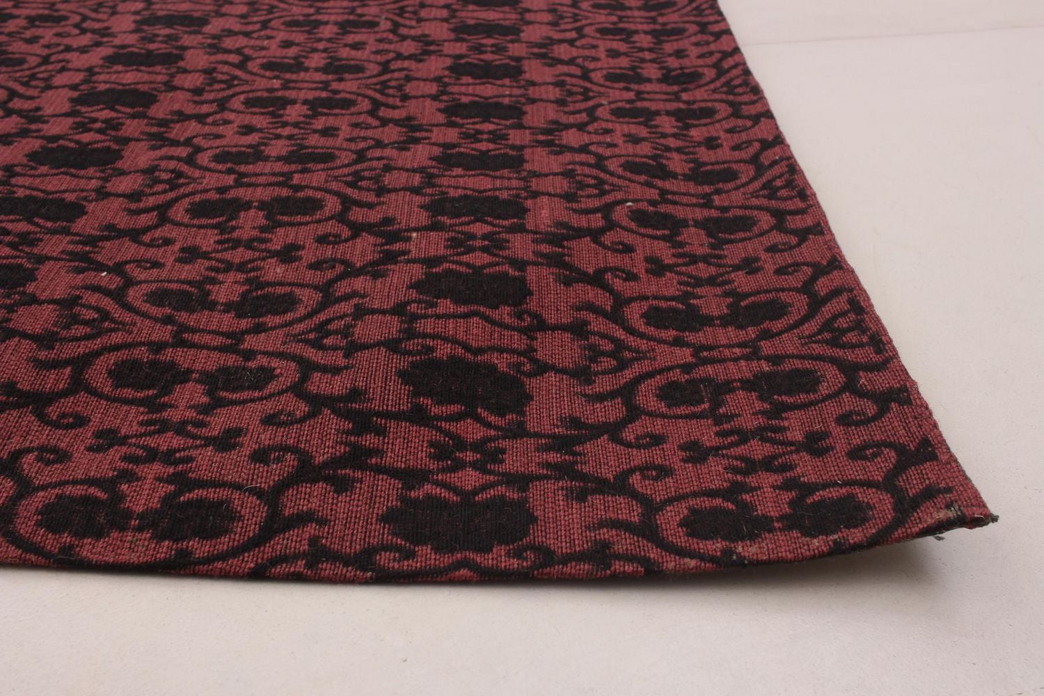 ECARPETGALLERY 4'8" x 6'9" Transitional Collage Handmade Area Rug for Living Room, Dining Room and Bedroom in Black