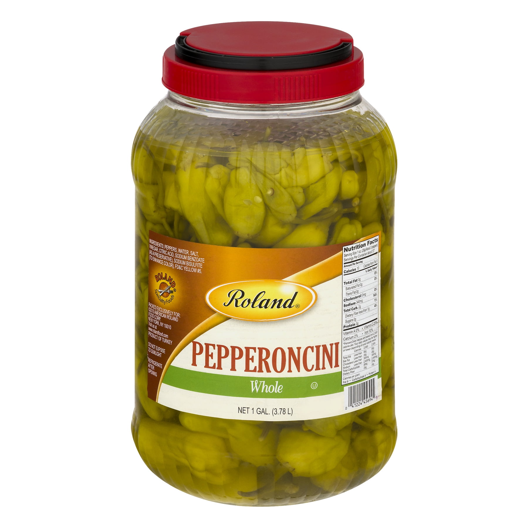 Roland Whole Pepperoncini, 1 Gal