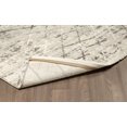 thumbnail image 4 of 6' x 9' Crossroads Modern Contemporary Grey Cream Rug, 4 of 6