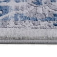 thumbnail image 2 of Usak Collection 7' x 10' Blue/Gray Oriental Distressed Non-Shedding Area Rug, 2 of 6