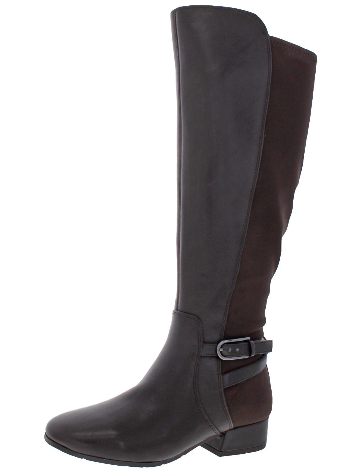 easy spirit tall leather boots