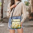 thumbnail image 5 of Eheartsgir Sunflower Crossbody Bag, Durable Sling Bag PU Leather Water-Resistant Women's Crossbody Purse for Travel Daily, 5 of 7