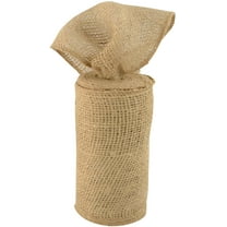 Natural Jute Fabric Burlap Ribbon - 6" x 10 Yards, Wedding, Loose Weave Burlap, Thanksgiving, Christmas Wreath