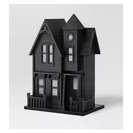 Large Haunted House Figurine Black - Threshold New