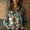 Light Blue, variant on Winter Clothing For Women Long Sleeve Fashion Button Down Shirt Exquisite Hemp Striped V-Neck Wrinkle Resistant Gray S-5Xl