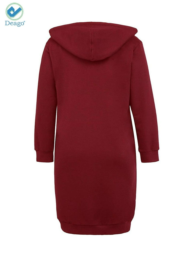 トップス S w zip hoodie long Women's Lightweight Zip Up Tunic Hoodies with Pockets,Long