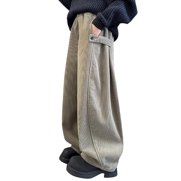 JSCDRPDWL Plus Size Cargo Pants Flared Pants Deportivos Para Hombres Girls Toddler Clothes for Toddler Girls Newborn Baby Clothes Cute Girls Clothes, Khaki 13-14 Years