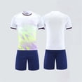 thumbnail image 6 of FRSASU Kids Soccer Jerseys Boys Girls Breathable Athletic Jersey Training Soccer Uniforms Football Jersey Outfits 5-15 Years White-A, 6 of 6