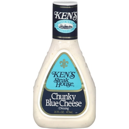 Blue Cheese - (3 Pack) Ken's Steakhouse Dressing, Chunky Blue Cheese, 16 Fl Oz