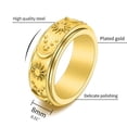 thumbnail image 3 of 8 Anillo de runas giratorias para hombres y mujeres, regalo grabado personalizado, 3 of 5