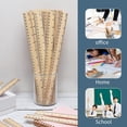 thumbnail image 2 of LEEYNEER Wooden Ruler 12 Inch Rulers Bulk Wood Measuring Ruler Office Ruler 2 Scale, 2 of 12
