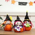 thumbnail image 3 of Muñecas de calabaza y lindos suministros con forma de bruja decoración de Halloween 1 pieza (bruja de cinco estrellas) ER, 3 of 5